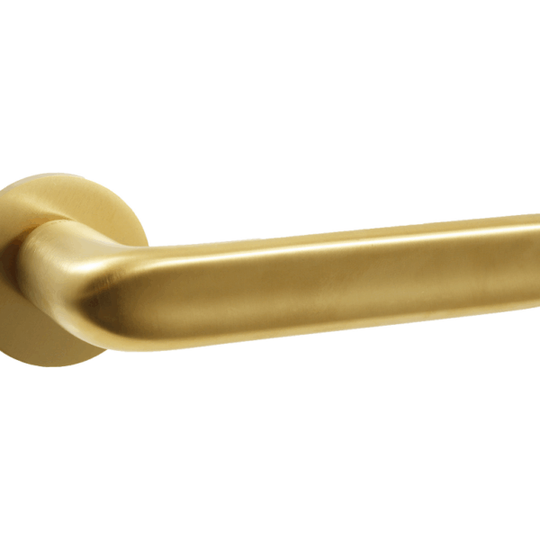 Maniglia Hansana R6 Rosetta Tonda d.50x6h Bocchetta Foro Chiave varie finiture | Ento